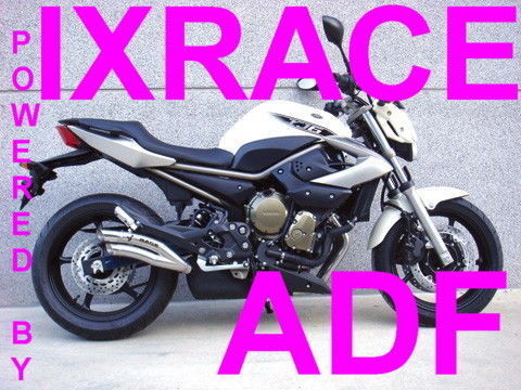 AUSPUFF IXRACE Racing-Edelstahl-Endtopf YAMAHA XJ 6, 09-, Dualexit