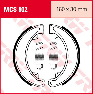 Bremsbacken TRW LUCAS MCS802