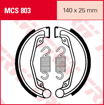 Bremsbacken TRW LUCAS MCS803