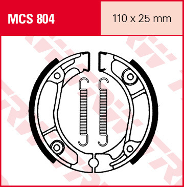 Bremsbacken TRW LUCAS MCS804