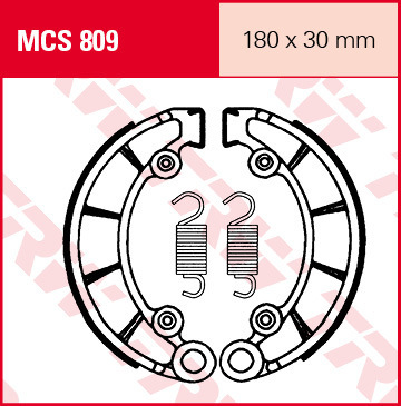 Bremsbacken TRW LUCAS MCS809