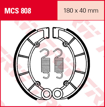 Bremsbacken TRW LUCAS MCS808