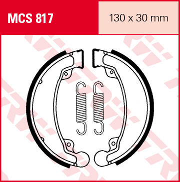 Bremsbacken TRW LUCAS MCS817